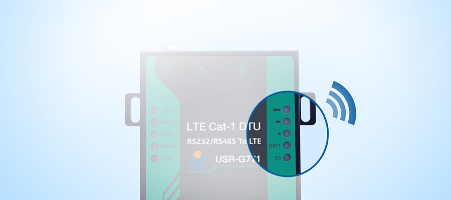 cat1 dtu 貼心的信號狀態(tài)指示燈顯示
